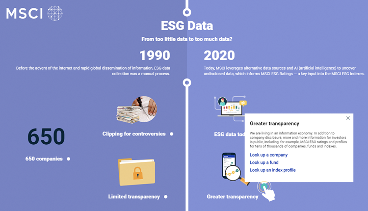 MSCI-ESG Data-From too little to too much data?