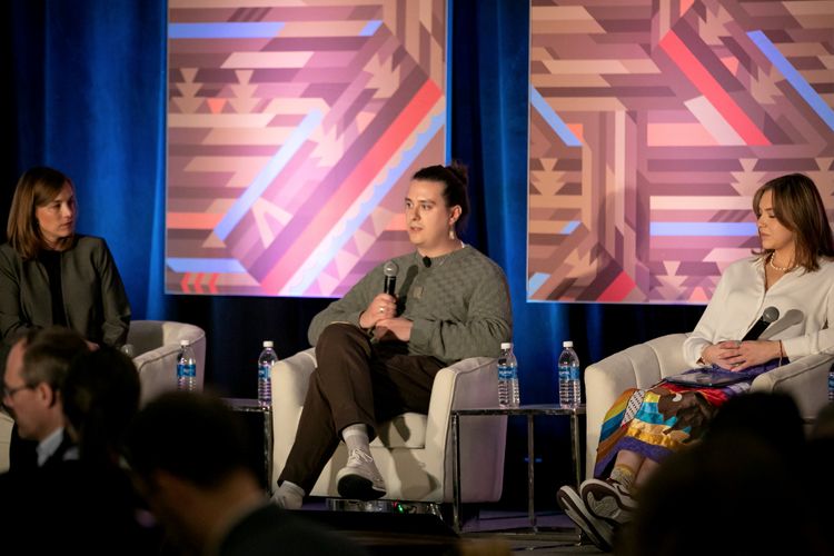 Kevin O'Neal-Smith impact strategist for Adasina Social Capital at 2024 First Nations Projects Coalition conference