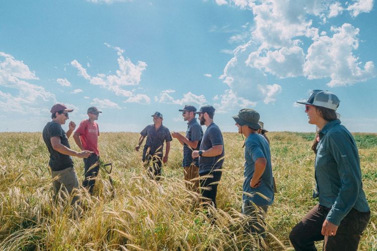 The Mad team speaking with farmers - Mad Capital closes $4m Seed Round to finance Regnerative AG