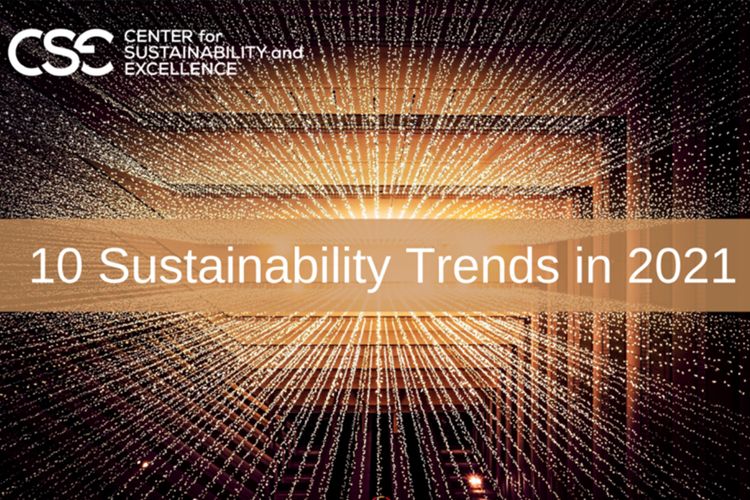 Ten Trends Shaping Sustainability in 2021-from Center for Sustainability and Excellence-GreenMoney