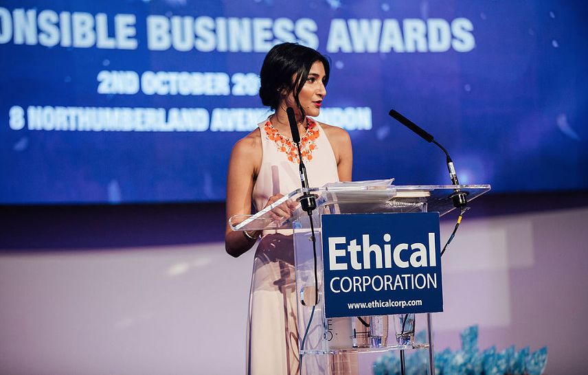 Ethical Corp’s Krina Amin welcoming in the 10th Responsible Business Awards-GreenMoney