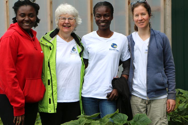 Tree planting at a World Tree farm with investors-World Tree USA-GreenMoney