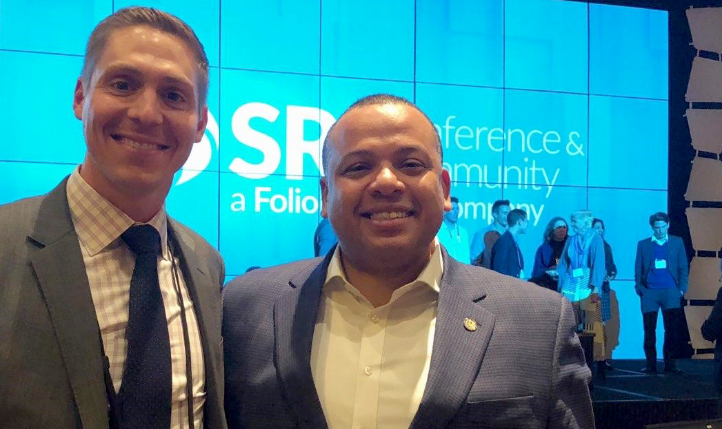 Matthew Blume with Kurt Summers-former Chicago Treasurer