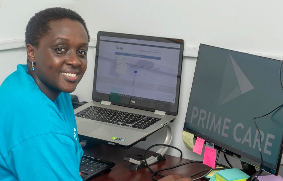 Christine Uwimbabazi of Prime Care transportatin financing from CNotes Wisdom Fund
