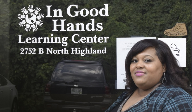 Ebony Harris of In Good Hands Learning Center received funding from CNote partner CDFI
