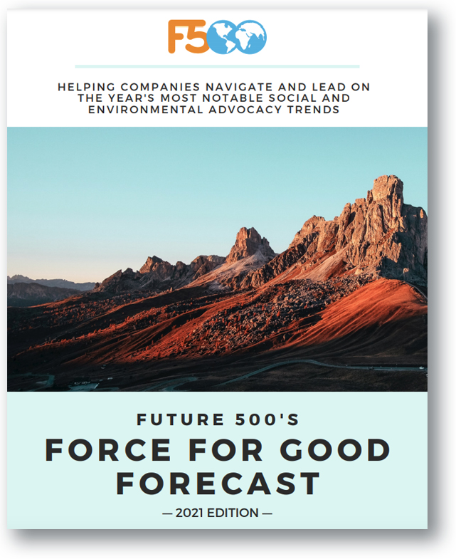 Force for Good 2021 Report from Future 500--GreenMoney