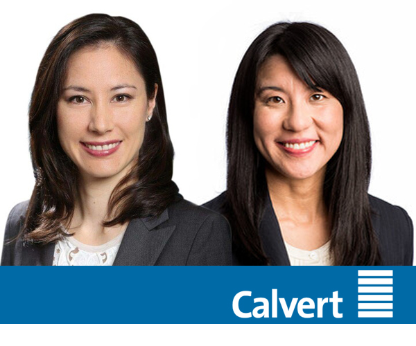 Emily Chew and Jade Huang of Calvert Research and Management