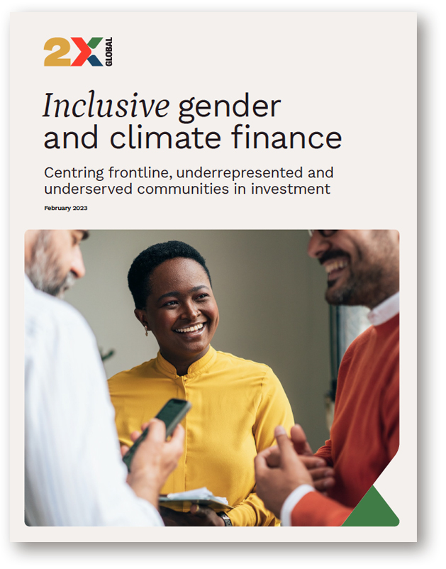 2X Global Gender and Climate Finance Report